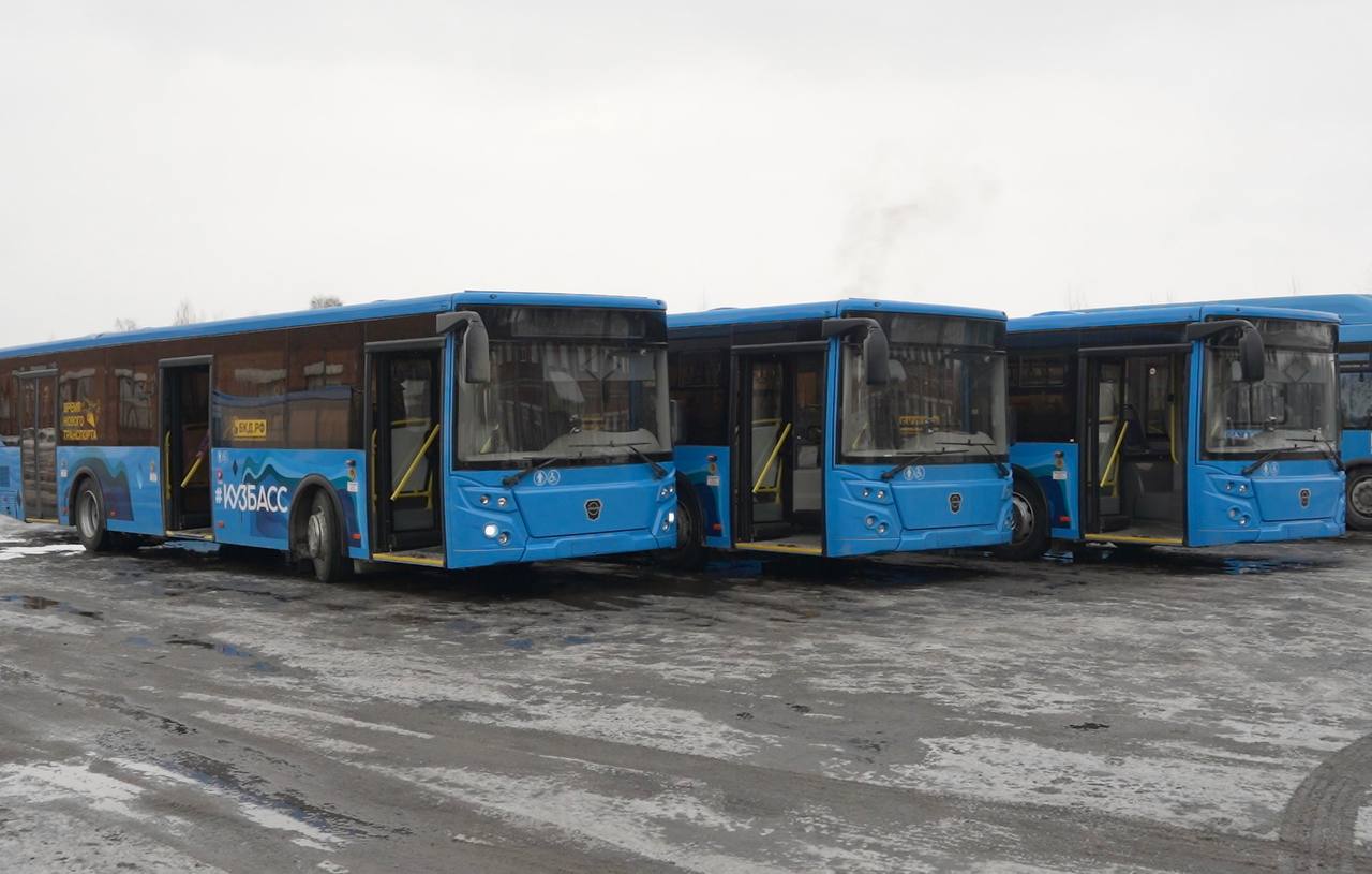 Поступила последняя партия: 112 новых автобусов закупили для Кузбасса