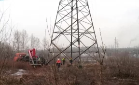 В Киселёвске из-за охотников за «черметом» чуть не рухнула башня ЛЭП