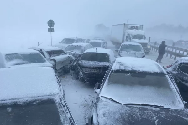 Более 20 машин столкнулись в Пензенской области, среди пострадавших ребёнок