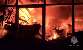 Центральный рынок загорелся в Симферополе