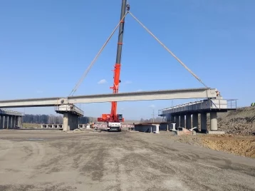 Фото: Возведение мостов и путепроводов: власти рассказали о зимних работах на Северо-Западном обходе Кемерова 1