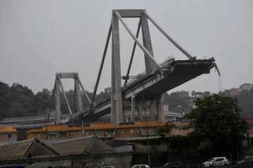 Фото: Названа предварительная причина обрушения моста в Генуе 1