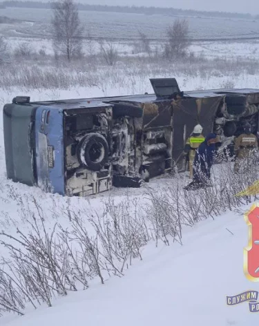 31 человек попал в ДТП с автобусом в Тульской области