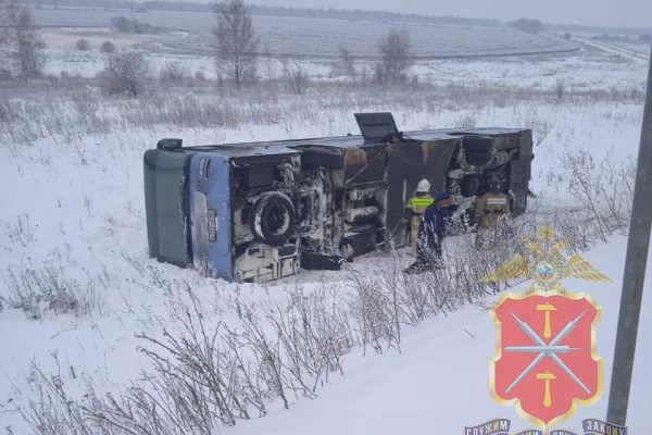 31 человек попал в ДТП с автобусом в Тульской области