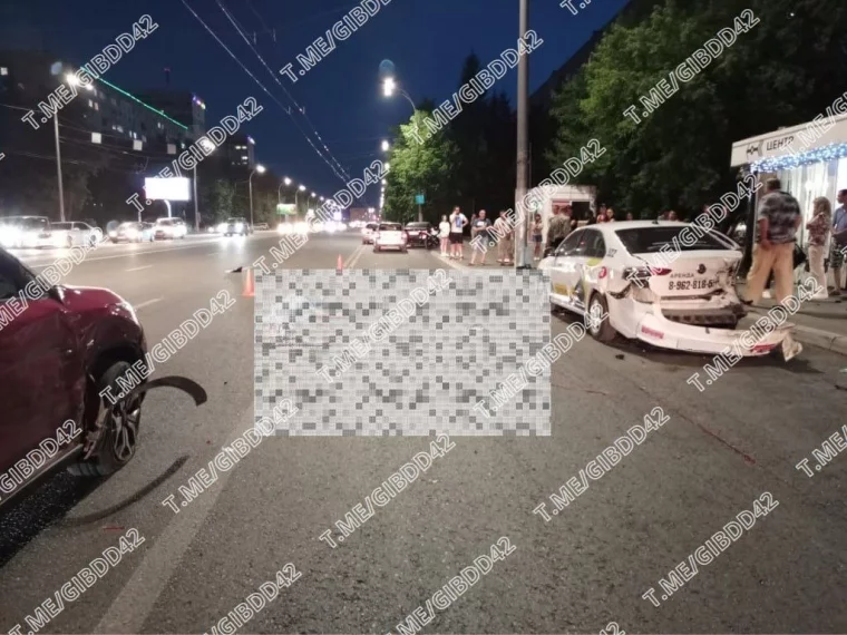 Фото: В ГИБДД рассказали подробности смертельного ДТП с мотоциклистом на проспекте Ленина в Кемерове 2