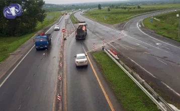 Фото: На трассе Кемерово — Новокузнецк изменили схему движения из-за ремонта 1