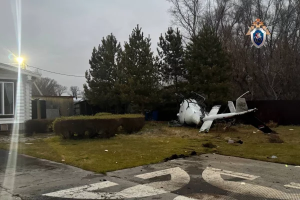 Вертолёт Eurocopter совершил жёсткую посадку в Башкирии, есть пострадавший