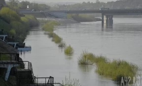 В Кузбассе уровень воды в реках снижается