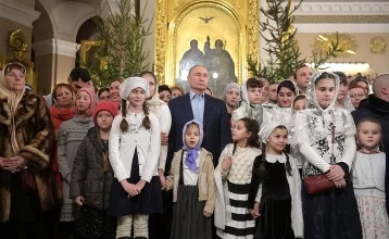 Фото: Владимир Путин поздравил православных россиян с Рождеством 1