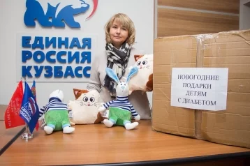 Фото: Депутат Госдумы отправила в донецкую Горловку новогодние подарки для детей, больных диабетом 1
