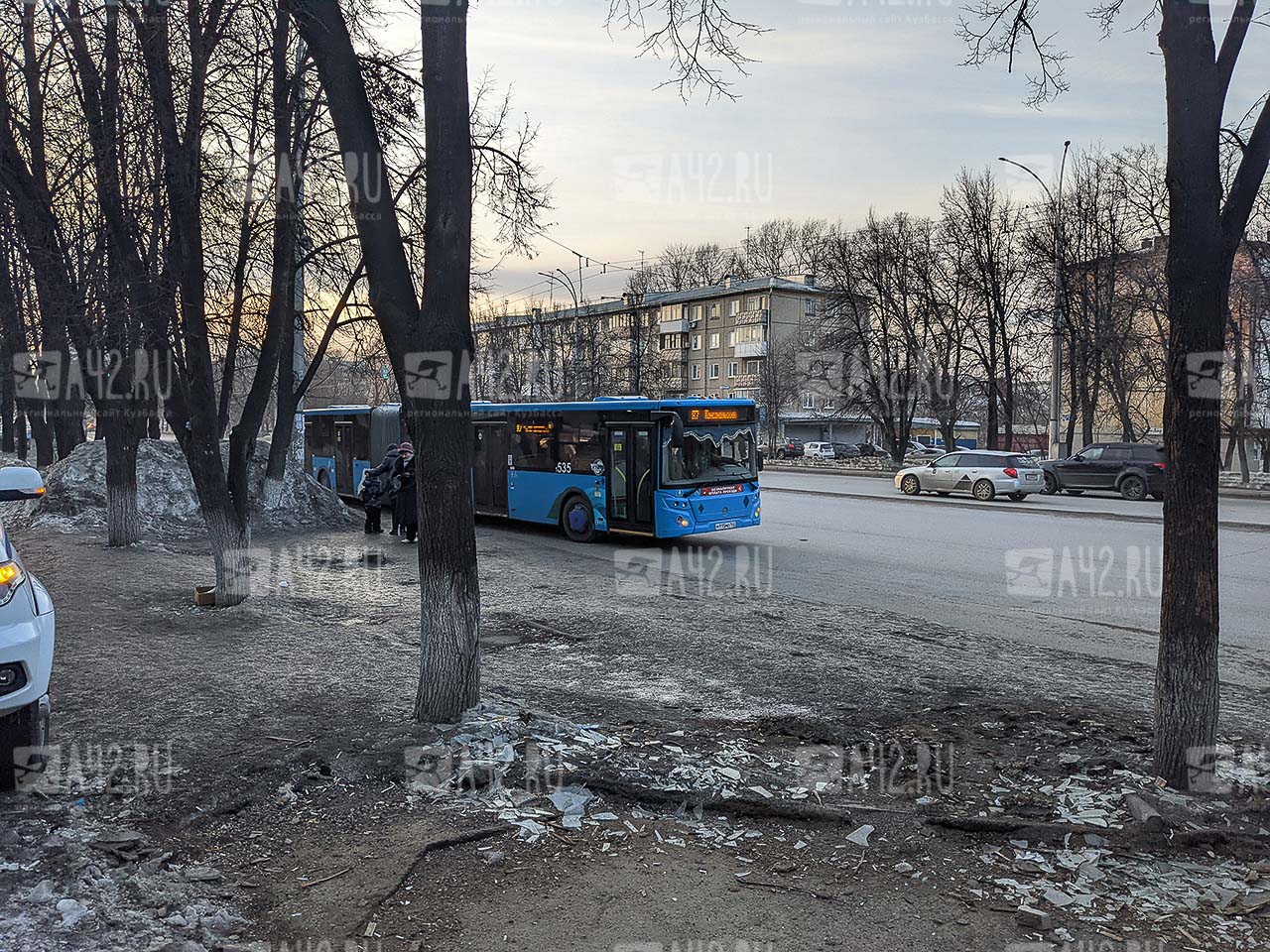 В Кемерове на проспекте Ленина исчезла остановка