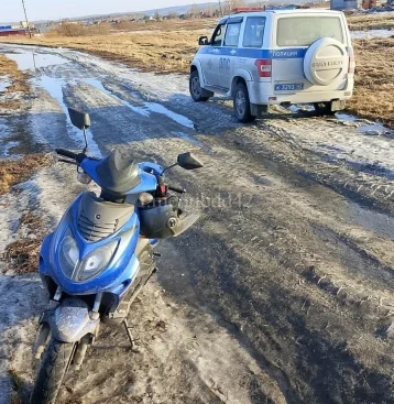 Фото: Нетрезвого жителя Кузбасса задержали за езду на мопеде 1