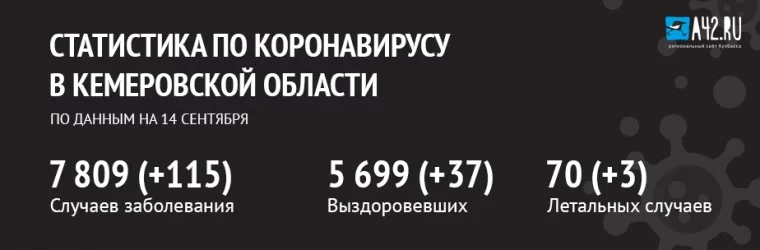 Фото: Коронавирус в Кемеровской области: актуальная информация на 14 сентября 2020 года 1