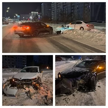 Фото: В Кемерове на Московском проспекте Kia и Škoda не поделили дорогу: есть пострадавшие 1