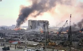 В Сети появилось видео разрушения госпиталя с людьми во время взрыва в Бейруте