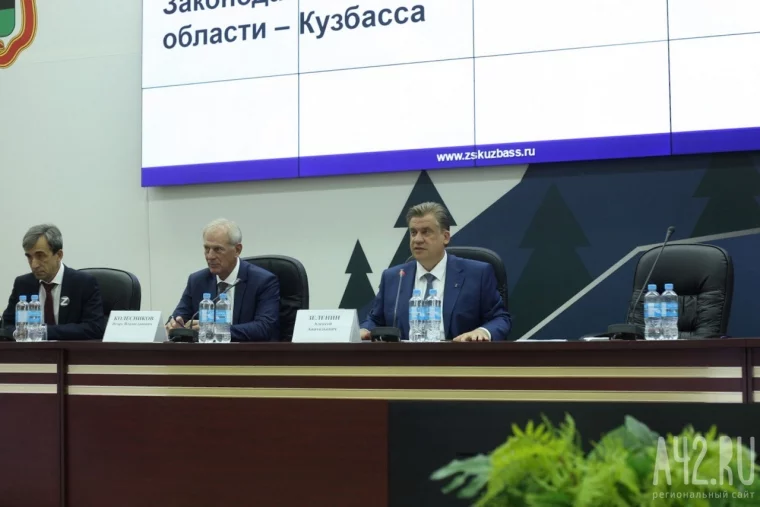 Фото: Депутаты нового парламента Кузбасса выбрали председателя. Им стал Алексей Зеленин 2