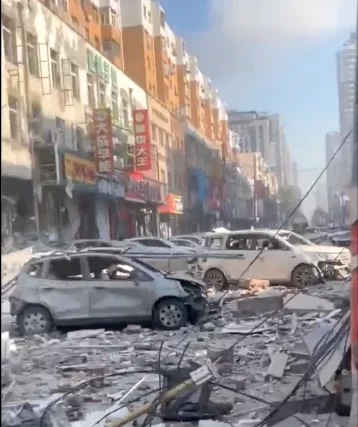 Фото: В Китае мощный взрыв уничтожил ресторан, есть жертвы 1