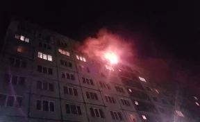 В кемеровском общежитии произошёл пожар  на проспекте Ленина 137а
