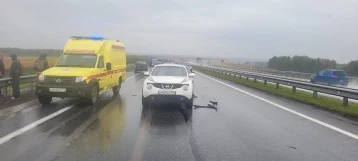 Фото: В массовом ДТП на трассе Кемерово — Новокузнецк пострадали пять человек 1