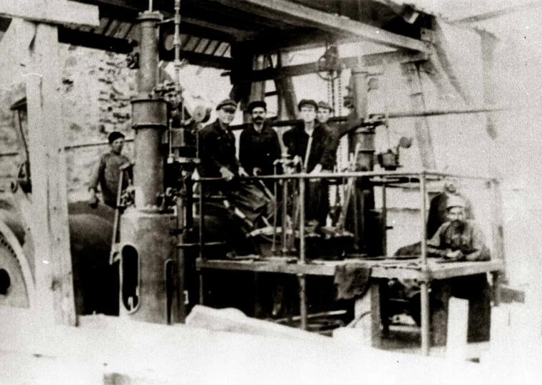  Установка подъёмной машины Лиджервуд на шахте Центральной