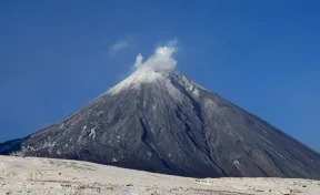 2 извержения произошли на Ключевском вулкане на Камчатке