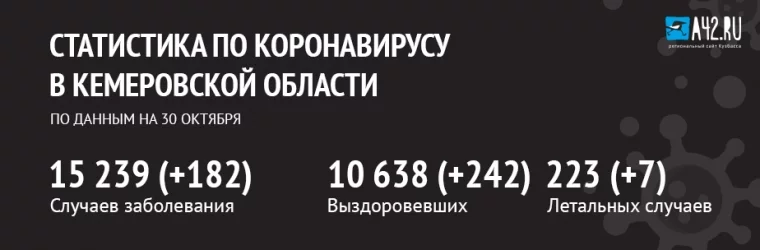 Фото: Коронавирус в Кемеровской области: актуальная информация на 30 октября 1