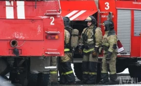  В Кемерове на дороге полностью сгорела иномарка 