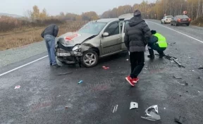 На въезде в Берёзово произошла серьёзная авария