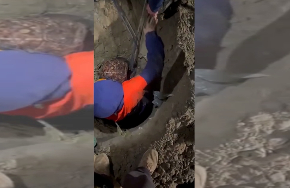 В Якутии мужчина выжил после падения в 15-метровую яму для сваи 