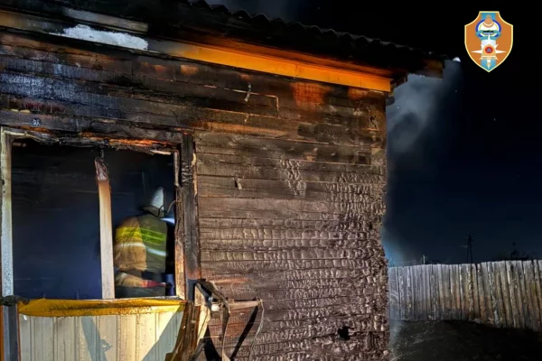 В Бурятии ночью сгорел Дом культуры