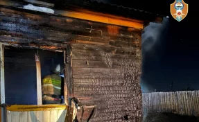 В Бурятии ночью сгорел Дом культуры