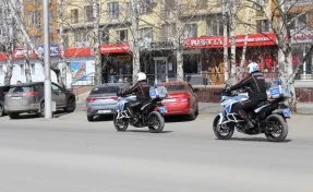 На дороги Кемерова вышли мотопатрули