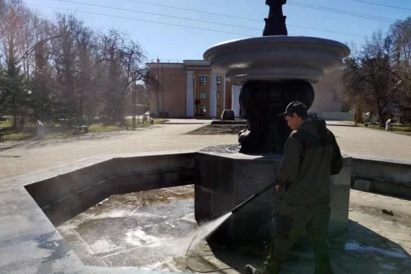 В Кемерове фонтаны запустят в работу с 1 мая