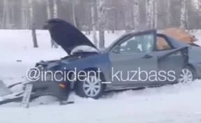 Опубликовано видео последствий смертельного ДТП на трассе Новосибирск — Ленинск-Кузнецкий