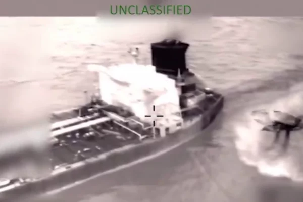 Южное командование ВС США опубликовало видео захвата танкера Olina