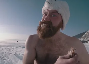 Фото: Иркутские моржи сняли свою версию Satisfaction — на озере Байкал 1