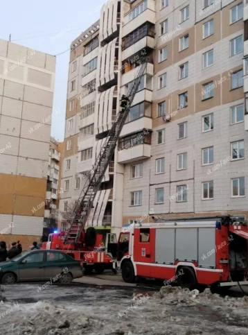 Фото: В Кемерове произошёл пожар в многоэтажке 3