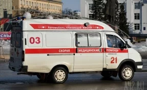 В Кемерове автомобиль скорой помощи попал в ДТП