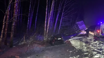 Фото: Ехавшая в сторону Кемерова иномарка попала в смертельное ДТП в Новосибирской области 1