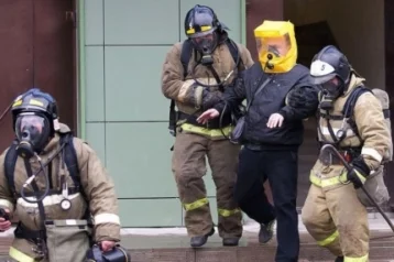 Фото: В Кузбассе пожарные спасли двоих человек из горящего дома 1