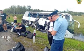 В Омской области произошло массовое ДТП с автобусом футбольной команды