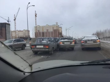 Фото: В Кемерове на проспекте Притомском произошло массовое ДТП 1