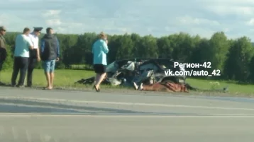 Фото: В Кузбассе произошло смертельное ДТП: Lexus вылетел в кювет 1