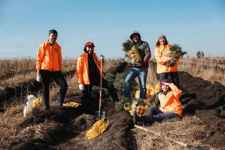Фото: В Новокузнецке неравнодушные жители высадили 20 000 деревьев 1