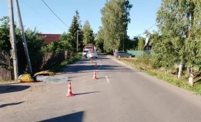 В Новгородской области КамАЗ сбил скутер, погибли двое детей