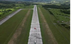 В аэропорту Новокузнецка завершился ремонт взлётно-посадочной полосы