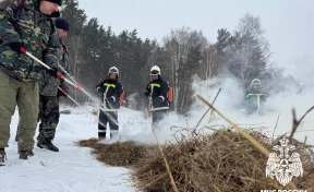 В Кузбассе МЧС провело второй этап командно-штабных учений