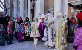 В центре Кемерова открылась Мастерская Деда Мороза