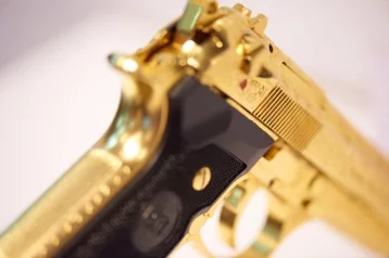 Фото: У председателя правительства Дагестана изъят золотой пистолет 1