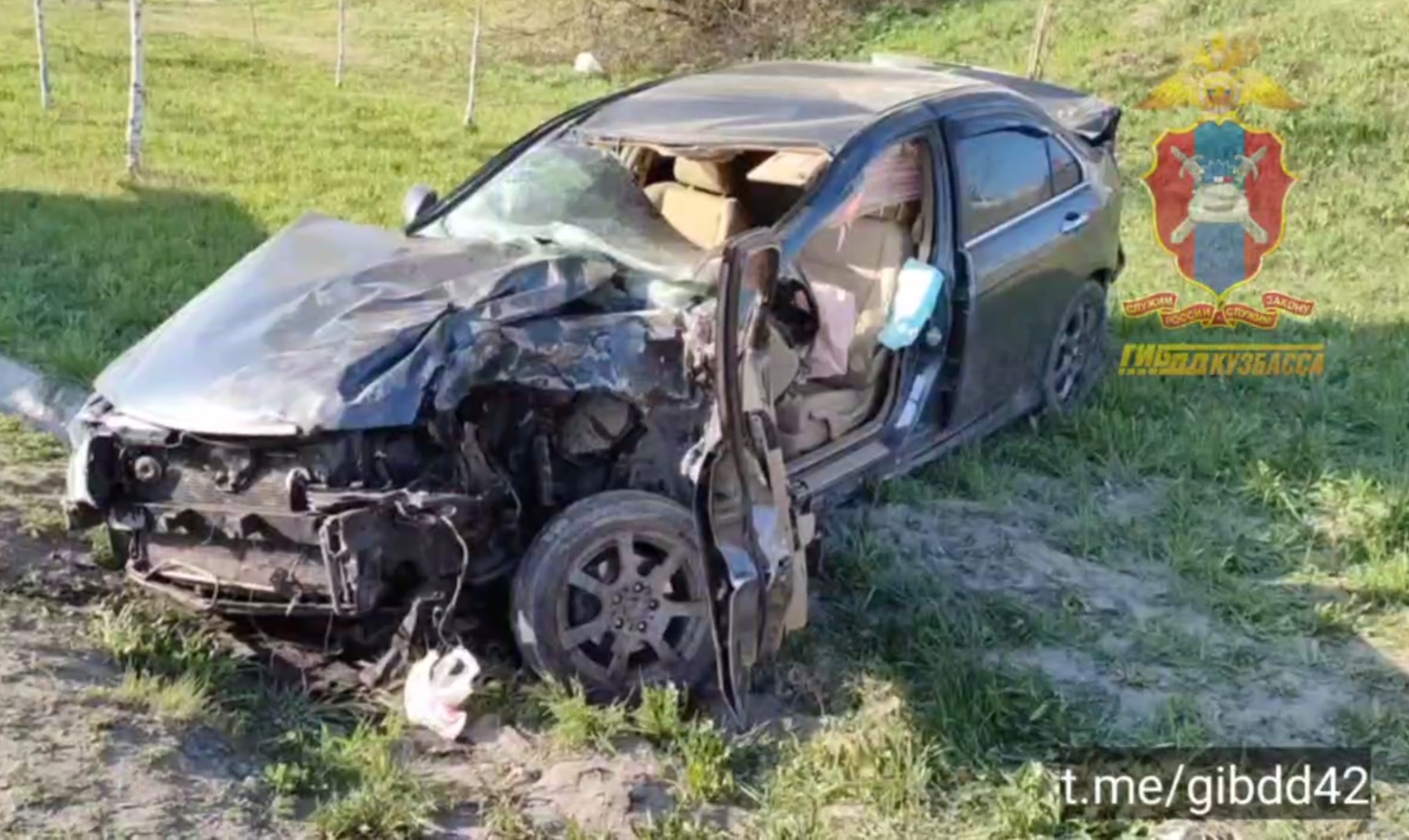 В Прокопьевске водитель Honda не уступил дорогу Dodge RAM и погиб